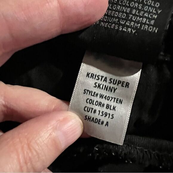 Hudson Black Krista Super Skinny Jeans‎ - Picture 11 of 11